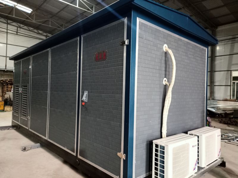 箱（xiāng）變已組（zǔ）裝好，可以交貨了（le）